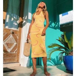VRG GRL Summer Weekend Knit Midi Dress